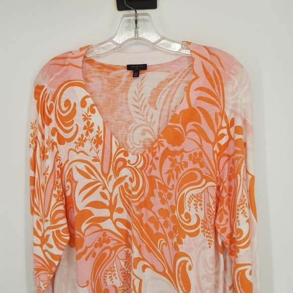 TALBOTS 2X PATTERNED KNIT TOP - Picture 3 of 6